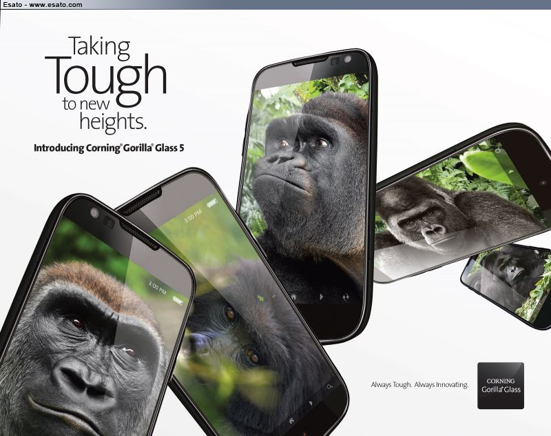 Corning Unveils Corning Gorilla Glass 5 Esato archive