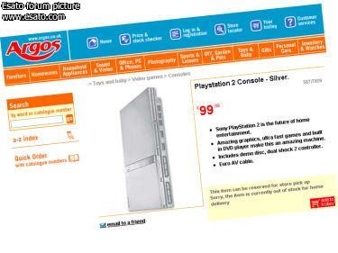 Argos playstation hot sale 2