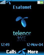 Telenor 3d K600  theme