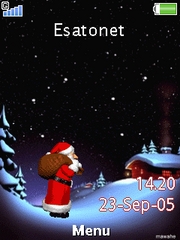 Santa is coming W890  theme